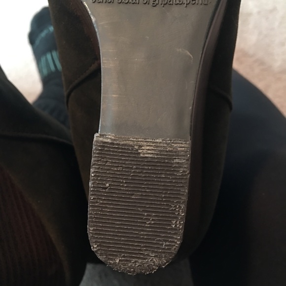 Women’s Brown Suede Rampage Swift 1 Wedge Boot, Size 8 1/2 - Picture 9 of 10